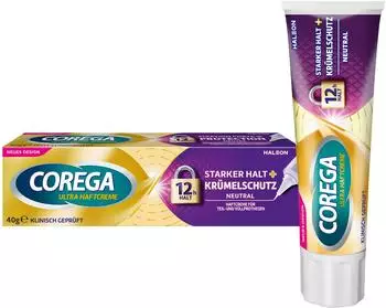 Corega ultra Haftcreme starker Halt+Krümelschutz 40 g Creme