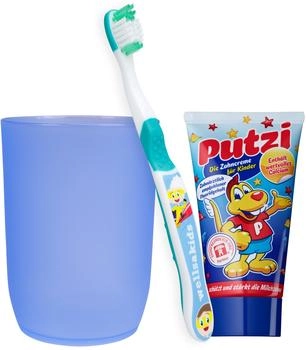 wellsamed wellsakids Zahnputzset blau