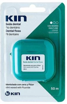 Kin Dental Floss with Mint waxed 50m