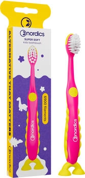 nordics Kids Premium Zahnbürste Soft Dino Violett