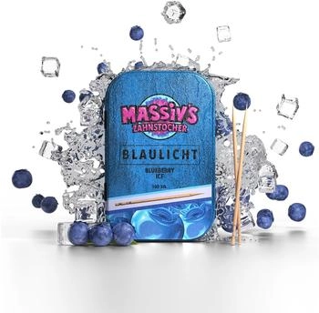 Wunder Zahnstocher mit Geschmack Blaulicht Blueberry Ice Dose (100 Stk.)