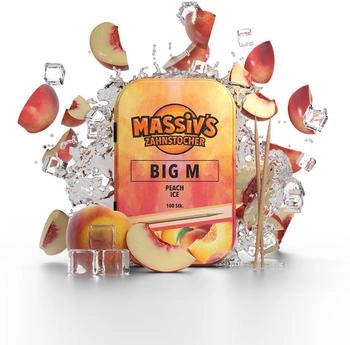 Wunder Zahnstocher mit Geschmack Big M Peach Ice Dose (100 Stk.)