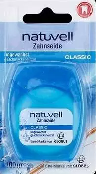 Natuvell Zahnseide Classic ungewachst geschmacksneutral