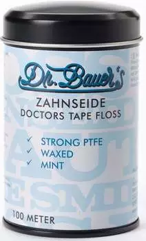 Dr. Bauer&rsquo;s Zahnseide Doctors Tape Floss, strong PTFE, unwaxed, mint
