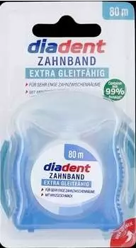 Diadent Zahnband extra gleitf&auml;hig mit Minzgeschmack, fluoridhaltig