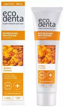 ecodenta Refreshing Whitening erfrischende Zahnpasta mit bleichender Wirkung 100 ml