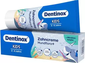 Dentinox Zahncreme Mundflora+ Kids, 75 ml