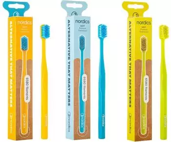 nordics Nordics Soft 6.580 Green Toothbrush