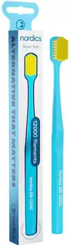 nordics Nordics Super Soft Silk 12,000 Toothbrush Blue/Yellow