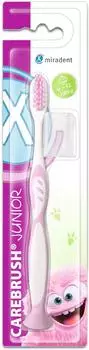 Miradent Carebrush Junior Zahnb&uuml;rste 6-12 pink