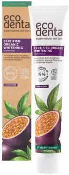 ecodenta Certified Organic bleichende Zahnpasta 75 ml