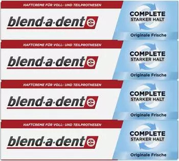 blend-a-dent Complete Original Super Haftcreme Extra Stark (4 x 47 g)