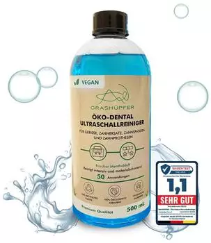 GRASHÜPFER Öko-Dental-Ultraschallreiniger (500ml)