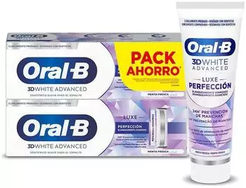 Oral-B 3D White Advanced Luxe Perfection Whitening Zahnpasta 2 x 75ml