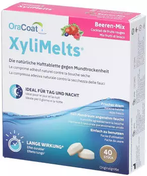 OraCoat XyliMelts Hafttabletten Beeren-Mix 40 Stk.