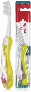 Edel White edelwhite Reisezahnb&uuml;rste Flosserbrush To Go