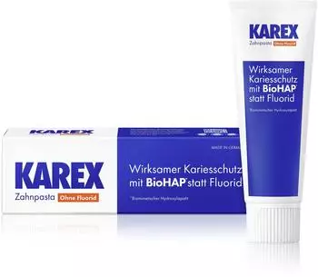 Dr. Kurt Wolff Karex Zahnpasta ohne Fluorid (100ml)