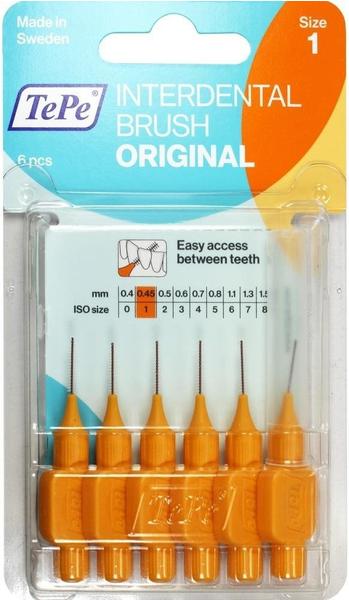 TePe Interdentalbürste Original 0,45 mm orange (6 Stk.)