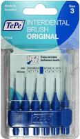 Tepe Interdentalb&uuml;rsten in Blisterverpackung, 0,6 mm, Blau, 3 x 6 St&uuml;ck