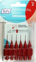 PZN-DE 07641305, Tepe Interdentalb&uuml;rste 0,5mm rot Zahnb&uuml;rste Inhalt: 6 St