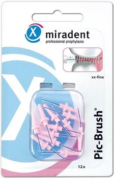 Miradent Pic-Brush Ersatzbürsten pink xx-fein (12 Stk.)