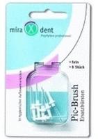 Miradent Interdentalb&uuml;rsten Pic-Brush Ersatzb&uuml;rsten fine wei&szlig; 6 St