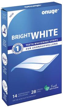 Onuge Bright White Zahnaufhellungs-Streifen (28 Stk.)