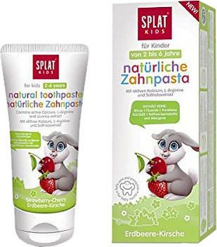 Splat Kids natürliche Zahnpasta Erdbeere-Kirsche (50ml)