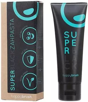 happybrush SuperBlack Zahnpasta (75ml)