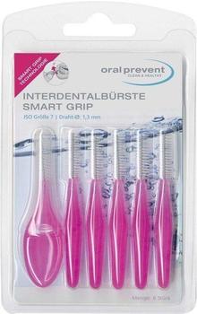 Oral-Prevent Interdentalbürste Smart Grip Iso 7 lila 1,3 mm (6 Stk.)