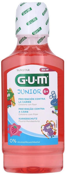 GUM Junior Mundspülung Erdbeere ab 6 Jahren (300ml)