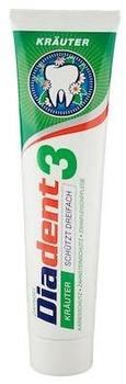 Diadent 3 Kräuter Zahngel 125 ml