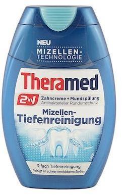 Theramed 2 in 1 Zahncreme + Mundspülung Mizellen-Tiefenrein (75 ml)