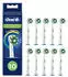 10 Stück, weiß: Oral-B Cross Action CleanMaximiser Ersatzbürsten