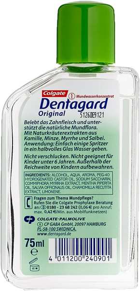 Colgate Dentagard Mundwasserkonzentrat Original 75 ml