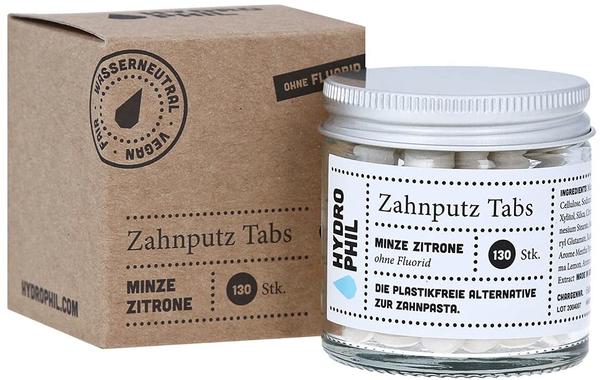 Hydrophil Zahnputz Tabs Minze-Zitrone (130 Stk.)