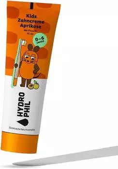 Hydrophil Kinder Zahncreme Maus Aprikose(75ml)