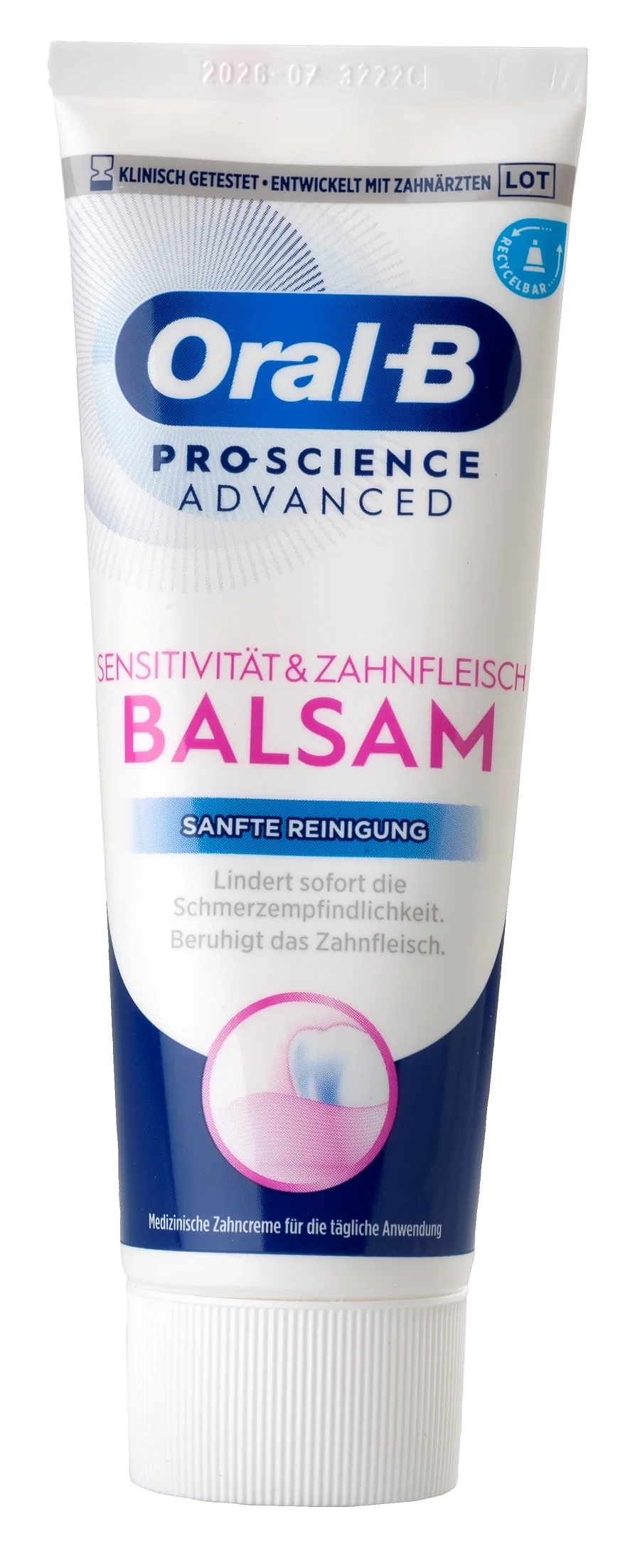 Oral-B Professional Sensitivität & Zahnfleisch Balsam Sanfte Reinigung (75ml)