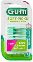 GUM SOFT-PICKS MINTY Medium 40 St&uuml;ck