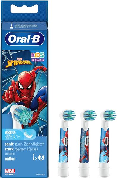 Oral-B Kids ab 3 Jahre Aufsteckbürsten extra weich Spider-Man (3 Stk.)