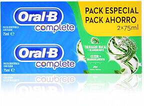 Oral-B Complete Mundwasser und Aufhellung Zahnpasta (2 x 75 ml)