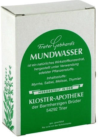 Frater Gebhard Mundwasser (50ml) Test ❤️ Testbericht.de März 2022