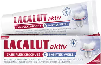 Lacalut Aktiv Zahnfleischschutz & Sanftes Weiß (75ml)