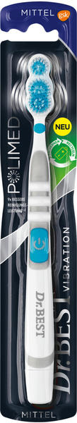 Dr. Best Vibration Polimed Zahnbürste mit Batterie mittel