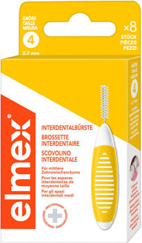 Elmex Interdentalbürsten ISO Gr.4 0,7 mm gelb (8 Stk.)