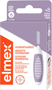 Elmex Interdentalbürsten ISO Gr.6 1,1 mm lila (8 Stk.)
