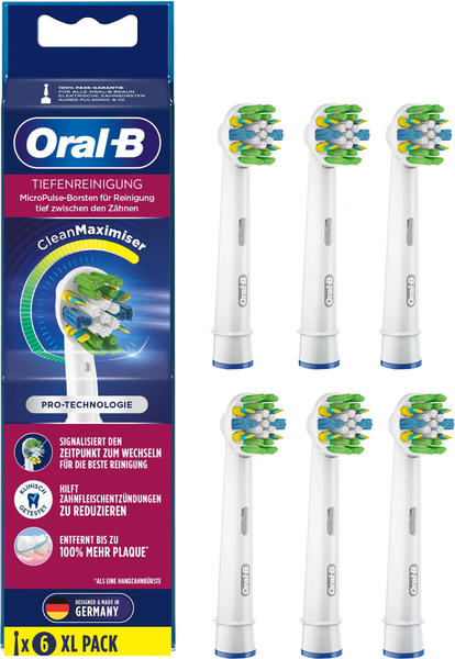 Oral-B Tiefenreinigung CleanMaximiser Ersatzbürsten (6 Stk.)