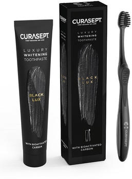 Curasept Black Lux Gel Whitening Toothpaste 75ml + Toothbrush