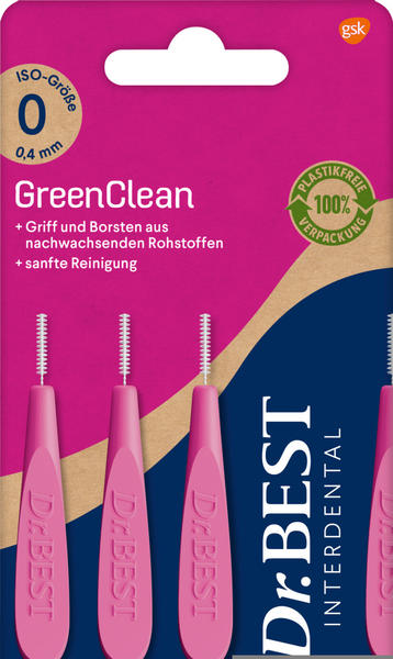 Dr. Best GreenClean 0,4 mm ISO 0 (6 Stk.)