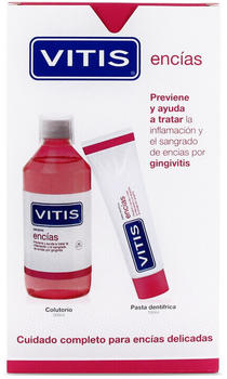 Vitis Gum Pack Toothpaste (100 ml) and Mouthwash (500 ml)